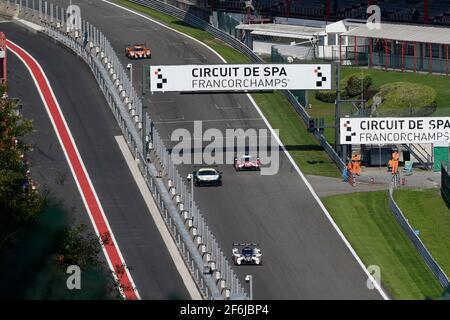 32 OWEN William (usa), SADELEER Hugo (che), ALBUQUERQUE Filipe (prt), Ligier JSP217 Gibson Team United Autosport, Action während der ELMS European Le Mans Series 2017 in Spa Francorchamps, Belgien, 22. Bis 24. September - Foto Eric Vargiolu / DPPI Stockfoto