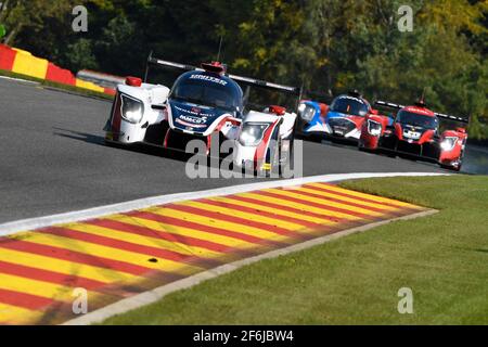 32 OWEN William (usa), SADELEER Hugo (che), ALBUQUERQUE Filipe (prt), Ligier JSP217 Gibson Team United Autosport, Action während der ELMS European Le Mans Series 2017 in Spa Francorchamps, Belgien, 22. Bis 24. September - Foto Eric Vargiolu / DPPI Stockfoto