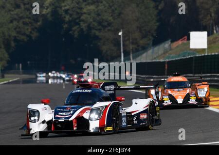 32 OWEN William (usa), SADELEER Hugo (che), ALBUQUERQUE Filipe (prt), Ligier JSP217 Gibson Team United Autosport, Action während der ELMS European Le Mans Series 2017 in Spa Francorchamps, Belgien, 22. Bis 24. September - Foto Eric Vargiolu / DPPI Stockfoto