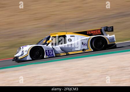 15 FARANO John (CAN), DONS Morten (dnk), KAPADIA Alex (gbr), Ligier JS P3 Nissan Team RLR Msport, Aktion während der 2017 ELMS European Le Mans Series, 4 Stunden von Portugal vom 20. Bis 22. Oktober in Portimao - Foto Paulo Maria / DPPI Stockfoto