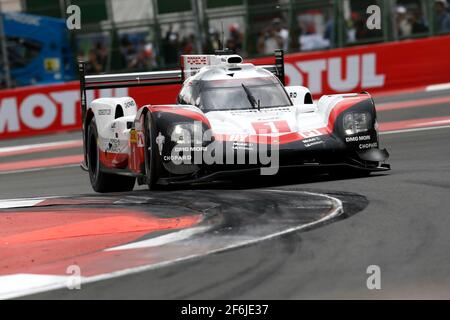 01 JANI Neel (che), TANDY Nick (gbr), LOTTERER André (ger), Porsche 919 Hybrid lmp1 Team Porsche, Aktion während der FIA WEC World Endurance Championship 2017, 6 Stunden von Mexiko 1. Bis 3. september - Foto Clement Marin / DPPI Stockfoto