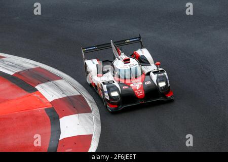 07 CONWAY Mike (gbr), KOBAYASHI Kamui (jpn), LOPEZ Jose Maria (arg), Toyota TS050 Hybrid lmp1 Team Toyota Gazoo Racing, Aktion während der FIA WEC World Endurance Championship 2017, 6 Stunden von Mexiko 1. Bis 3. september - Foto DPPI Stockfoto