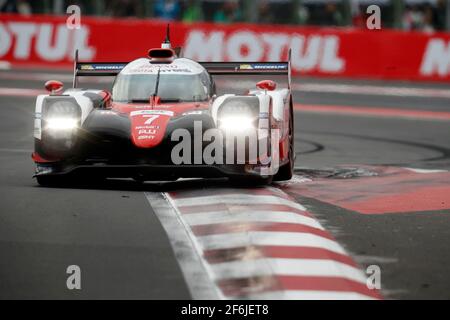 07 CONWAY Mike (gbr), KOBAYASHI Kamui (jpn), LOPEZ Jose Maria (arg), Toyota TS050 Hybrid lmp1 Team Toyota Gazoo Racing, Aktionwährend der FIA WEC World Endurance Championship 2017, 6 Stunden von Mexiko 1. Bis 3. september - Foto Clement Marin / DPPI Stockfoto