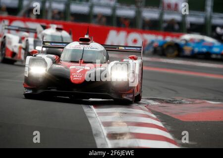 07 CONWAY Mike (gbr), KOBAYASHI Kamui (jpn), LOPEZ Jose Maria (arg), Toyota TS050 Hybrid lmp1 Team Toyota Gazoo Racing, Aktionwährend der FIA WEC World Endurance Championship 2017, 6 Stunden von Mexiko 1. Bis 3. september - Foto Clement Marin / DPPI Stockfoto