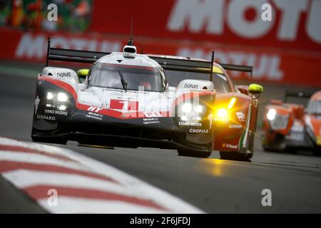 01 JANI Neel (che), TANDY Nick (gbr), LOTTERER André (ger), Porsche 919 Hybrid lmp1 Team Porsche, Aktion während der FIA WEC World Endurance Championship 2017, 6 Stunden von Mexiko 1. Bis 3. september - Foto Clement Marin / DPPI Stockfoto