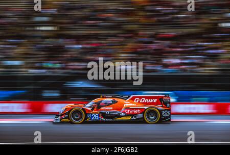 26 RUSINOV Roman (rus), THIRIET Pierre (Fra), LYNN Alex (gbr), Oreca 07 Gibson Team G-Drive Rennen, Action während der FIA WEC World Endurance Championship 2017, 6 Stunden von Mexiko 1. Bis 3. september - Foto Clement Marin / DPPI Stockfoto