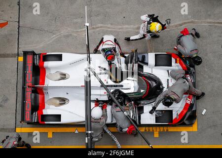 02 BERNHARD Timo (ger), HARTLEY Brendon (nzl), BAMBER Earl (nzl), Porsche 919 Hybrid lmp1 Team Porsche, Aktion während der FIA WEC World Endurance Championship 2017, 6 Stunden von Shanghai vom 3. Bis 5. november, in Shanghai, China - Foto DPPI Stockfoto