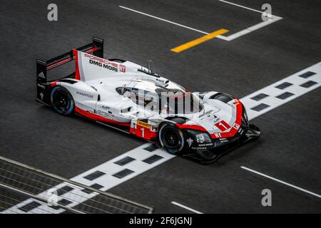 01 JANI Neel (che), TANDY Nick (gbr), LOTTERER André (ger), Porsche 919 Hybrid lmp1 Team Porsche, Aktion während der FIA WEC World Endurance Championship 2017, 6 Stunden von Shanghai vom 3. Bis 5. november, in Shanghai, China - Foto DPPI Stockfoto