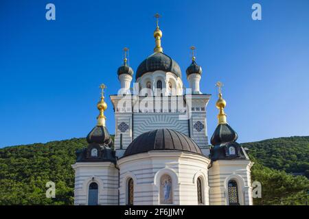 Ukraine, Krim, Foros, Foros Kirche Stockfoto