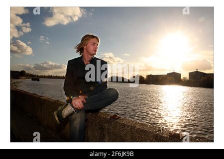 Sam Branson.... Sohn von Richard Branson fotografiert bei Virgin Books in West London Bild David Sandison Stockfoto