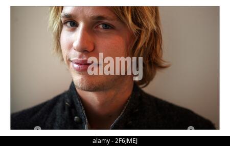 Sam Branson.... Sohn von Richard Branson fotografiert bei Virgin Books in West London Bild David Sandison Stockfoto