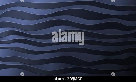 Abstrakter Hintergrund mit welligen Linien. Vektorgrafik Stock Vektor