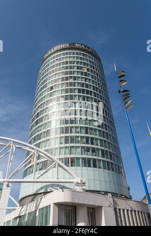 Das Rotunda-Gebäude im Stadtzentrum von Birmingham, West Midlands Stockfoto