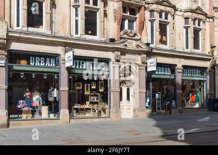 Urban Outfitters Kleidung und Lifestyle-Geschäft in der Corporation Street, Birmingham, Großbritannien Stockfoto