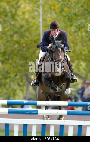 CSIO Masters, Spruce Meadows, 2004, Molson Cup, Robert Smith (GBR) auf Marius Claudius Stockfoto