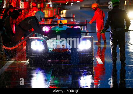 01 JANI Neel (che) TANDY Nick (gbr) LOTTERER André (ger) Porsche 919 Hybrid lmp1 Team Porsche Aktion während der FIA WEC World Endurance Championship Prolog Tests 2017 in Monza, Italien, 1. Bis 2. April - Foto DPPI Stockfoto