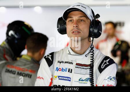 BAMBER Earl (nzl) Porsche 919 Hybrid lmp1 Team Porsche Ambiance Portrait während der FIA WEC World Endurance Championship Prolog Tests 2017 in Monza, Italien, 1. Bis 2. April - Foto DPPI Stockfoto