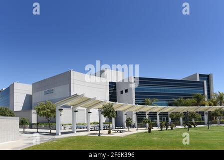 GARDEN GROVE, KALIFORNIEN - 31. MÄRZ 2021: Das Coastline Community College ist Teil des California Community College Systems. Stockfoto