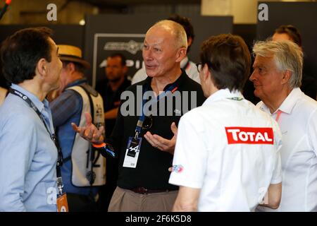 BOLLORE Thierry, directeur délégué à la compétitivité chez Renault mit Alexis Thelemaque, Direction Image Corporate , Portrait während des 2017-Stunden-Rennens von Le Mans 24 und der Parade vom 16. Bis 18. Juni auf der Rennstrecke von Le Mans, Frankreich - Foto Florent Gooden / DPPI Stockfoto