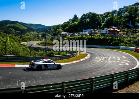 18 TERTING Peter, FREY Rachel, Audi Sport Team Phoenix R8 LMS, Aktion während der ADAC Zurich 24 Stunden Nürburgring 2017, Deutschland vom 25. Bis 28. Mai - Foto Florent Gooden / DPPI Stockfoto