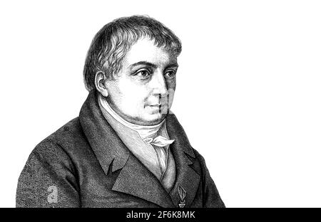 Karl Wilhelm Friedrich von Schlegel, 1772-1829, deutscher Philosoph, Literaturhistoriker und Übersetzer Stockfoto