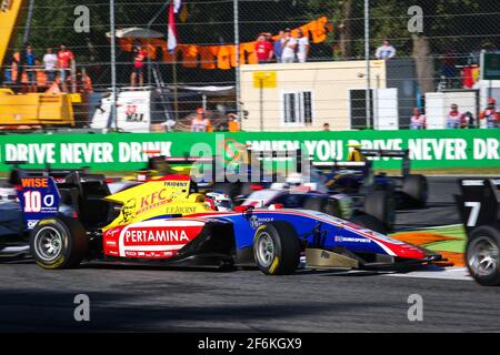 10 ALESI Giuliano, Trident, Action während der FIA GP3 Meisterschaft 2017, Italien in Monza vom 1. Bis 3. September - Foto Sebastiaan Rozendaal / DPPI Stockfoto