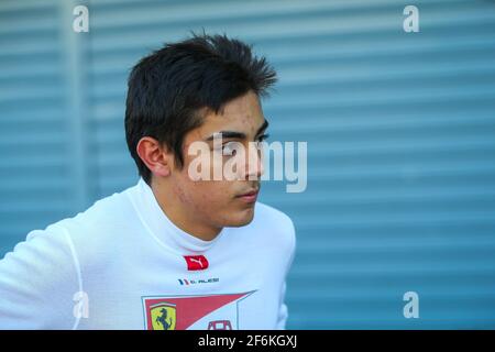 ALESI Giuliano, Trident, Ambiance Portrait während der FIA GP3 Meisterschaft 2017, Italien in Monza vom 1. Bis 3. September - Foto Sebastiaan Rozendaal / DPPI Stockfoto