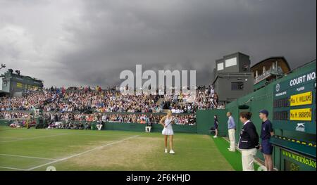 WIMBLEDON 2007 8th TAG 3/7/07. V.WILLIAMS V M.SHARAPOVA. BILD DAVID ASHDOWN Stockfoto