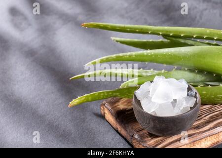 Diese Pflanze ist reich an Vitaminen, Mineralstoffen und Proteinen. Stockfoto