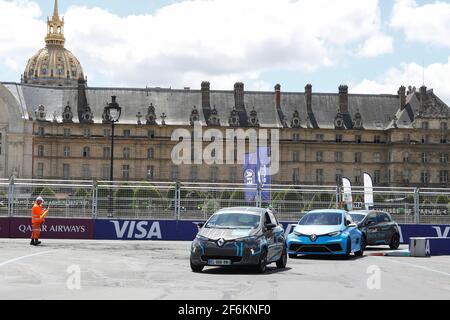 Renault Electric Show und das Renault ZOE E E-Sport Konzept während der Formel-E-Meisterschaft 2017 in Paris, Frankreich vom Mai 20 - Foto Frederic Le Floc'h / DPPI Stockfoto