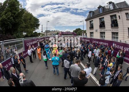 Grille de departe Startaufstellung während der Formel-E-Meisterschaft 2017 in Paris, Frankreich ab Mai 20 - Foto Frederic Le Floc'h / DPPI Stockfoto