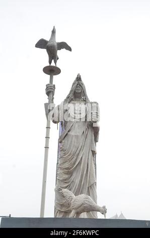 Oduduwa Statue, Ile-Ife, Osun State, Nigeria. Stockfoto