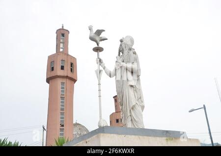 Oduduwa Statue, Ile-Ife, Osun State, Nigeria. Stockfoto