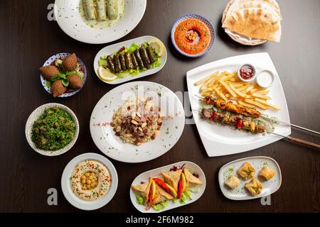 Ramadan typisches Essen arabischer Islam Mittlerer Osten Stockfoto