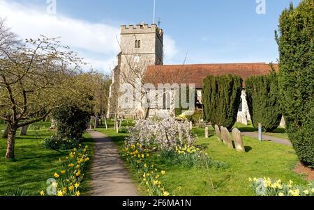 The Holy Trinity Church Cookham Bucks Großbritannien Stockfoto