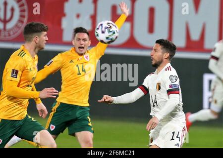 Dries Mertens of Belgium während der FIFA World Cup 2022, Qualifiers Group E Fußballspiel zwischen Belgien und Wales am 24. März 2021 bei King Power im Den Dreef Stadion in Leuven, Belgien - Foto Laurent Lairys / DPPI Stockfoto