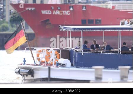 Hamburg, Deutschland. Juli 2017. Katharina die Herzogin von Cambridge und Herzog von Cambridge Prinz William besuchte Hamburg Stockfoto