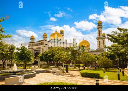 Jame ASR Hassanil Bolkiah Moschee in Bandar Seri Begawan, brunei Stockfoto