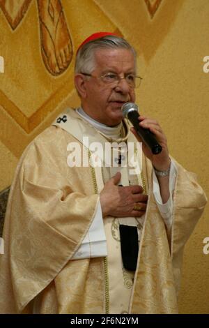 salvador, bahia / brasilien - 12. oktober 2007: Dom Geraldo Magela, Erzbischof der Stadt Salvador, wird während einer Massenfeier in der Stadt gesehen. *** Stockfoto