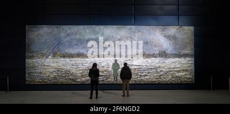 Hangar Pirelli (Milano Bicocca), I sette Palazzi celesti di Anselm Kiefer Stockfoto