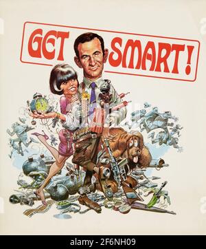 BARBARA FELDON UND DON ADAMS IN GET SMART (1965). Kredit: CBS TV/NBC/Album Stockfoto