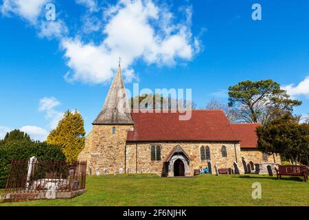 All Saint's Church, Mountfield, East Sussex, Großbritannien Stockfoto