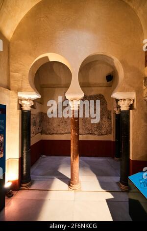 Cordoba, Andalusien. Spanien, Dezember 28 2016, Baños del Alcázar Califal Stockfoto