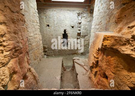 Cordoba, Andalusien. Spanien, Dezember 28 2016, Baños del Alcázar Califal Stockfoto