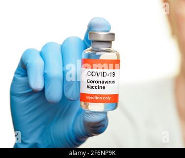 Coronavirus-Impfstoff Stockfoto