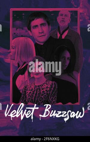 TONI COLLETTE, JAKE GYLLENHAAL, JOHN MALKOVICH UND RENE RUSSO IN VELVET BUZZSAW (2019), REGIE: DAN GILROY. Kredit: NETFLIX / Album Stockfoto