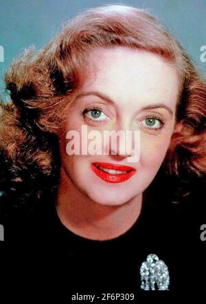 Bette DAVIS (1908-1989) amerikanische Filmschauspielerin um 1950 Stockfoto