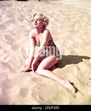 MARILYN MONROE (1926-1962) amerikanische Filmschauspielerin um 1952 Stockfoto