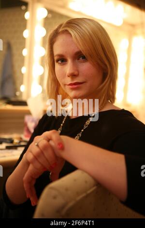 Emma Williams Star der neuen westend Show verzweifelt sucht Susan im Novello Theatre London pic David Sandison 11/10/2007 Stockfoto