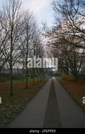 Der Bullengraben in Berlin-Spandau im Herbst Stockfoto